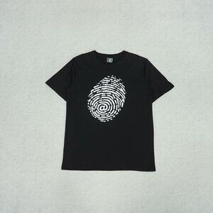 Always Black Personalized Fingerprint Short Sleeve T Shirt